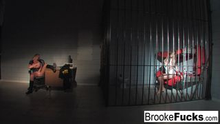 Watch Brooke Banner be both the Cop and the Inmate