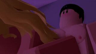 STUDS - Hot late night fuck with hot fat ass blond slut (ROBLOX PORN/RR34)