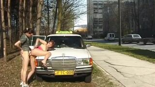 taxi driver break for anal fuck