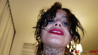 Genevieve Sinn fucked after getting a face tattoo