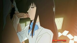 Machiko Moans As Her Student Licks Her Clit Before Taking His Cock Deep In Her Pussy