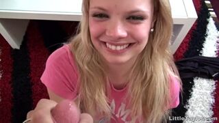 Little Taylor Sucking White cock