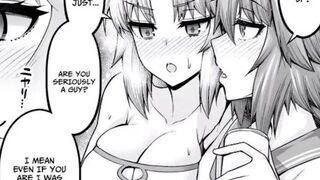 Futanari Astolfo Fucks Mordred (from Fate.Grand Order) Comics Animated (with sound) 3d animation