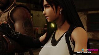 Barret fucks Tifa's pussy with his BBC (with sound) 3d animation hentai game ASMR Final Fantasy