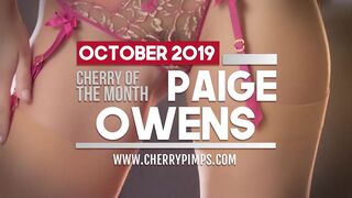 Cherry Pimps - Soloing chick with nice tits Paige Owens grabs her toy