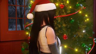 FF7 Remake Tifa Fucked as Christmas Present [4K Uncensored Hentai]