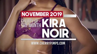 Cherry Pimps - Soloing Ebony Model Kira Noir Is Touching Her Hungry Crack With Love