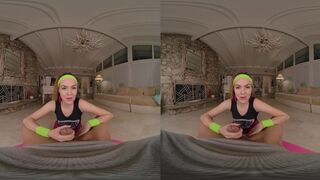 Intense Sex Workout With Natural Teen In Yoga Pants Freya Parker VR Porn