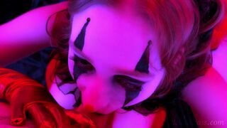 Kinky Clown Blowjob and Facial