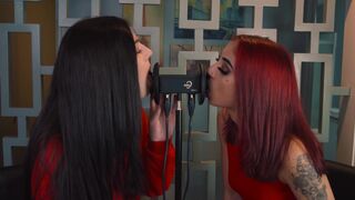 DOUBLE GIRL EAR LICKING AND EAR EATING - OUR BEST VIDEO YET - THE ASMR COLLECTION