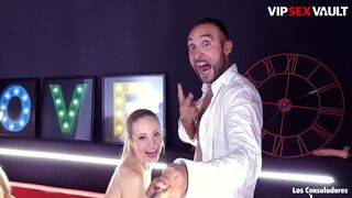 Hot Blondes Nesty & Sicilia Enjoy Naughty Foursome Fuck