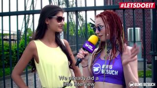 Sexy German Pornstar Coco Kiss Has Risky Public Fuck With Fan Outdoors