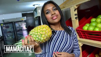 Railed porn video – Mamacitaz - Big Booty Latina Luisa Chocolate Gets Her Ebony Pussy Railed