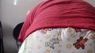 Messing my diaper like a good boy!