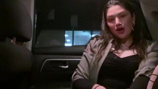 Uber Challenge Accepted! I fucked myself to orgasm in the back seat!