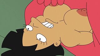 Amy and Zoidberg debauchery - Futurama- [Animation][by-NSTAT]
