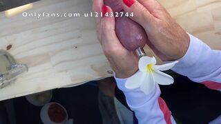 Roadside CBT means 20min handjob with a flowered sounding rod in Cock, then out comes the hammer?
