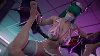 [DS Morrigan] My Cosplayer Girlfriend Rides My Cock in Hottest Japanese Nurse Outfit????????