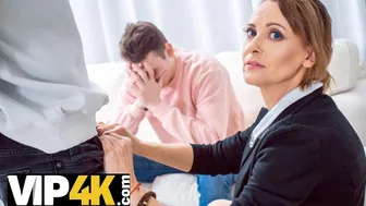 Tutor 4K - Instead Of Geometry Lesson Guy Fucks Tutor Who Is Debtors Mom