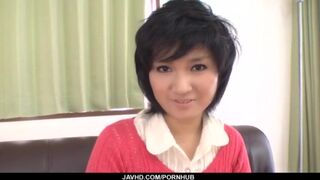 Perfect Japanese porn scenes with lovely Saki Umita