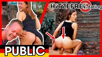 Hitzefrei - Tasty Teen Ass! Young Mina Fucked OUTDOORS In GERMANY!