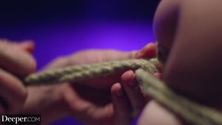 Ashley Lane explores her anal kinks & rope bondage