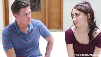 Family Strokes - Talking About Anal Sex With Stepbro?