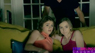 Halloween Fucking Threesome with Lil Sis and Hot Bestie S8:E6