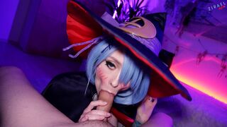 Rem is giving her tight and wet pussy for total use (close up)- Halloween edition CUT verision