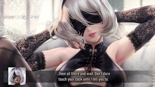 Hentai Anime JOI - 2B Needs Your Help Testing Her New Femdom Module (Femdom JOI w/ 5 Routes)