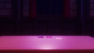 [KonoSuba] Warm and warm with a kotatsu And Aqua's Mouth - POV [MMD-3D][BY-mitsuboshiL]