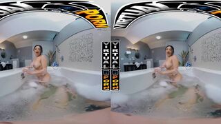 Spicy Bubble Bath With Latin Babe Serena Santos In VR