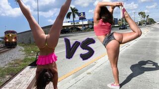 Bang Bros - Battle Of The Big Ass GOATs: Abella Danger VS Kelsi Monroe
