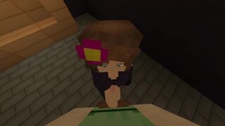 Minecraft Jenny x porn mod | Came to visit a neighbor for a blowjob