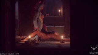 Lara Croft X Futanari Horse Cock - [3D-SFM][BY-wildeerstudio]