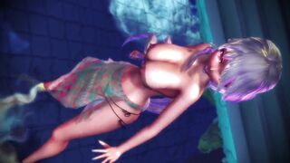 【MMD】 Haku - CantFeelMyFace! 【R-18】