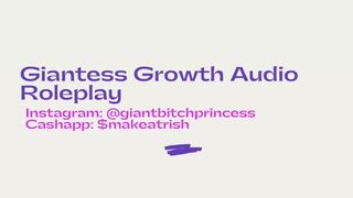 (AUDIO ONLY!) Giantess Growth Erotic Audio ASMR Roleplay
