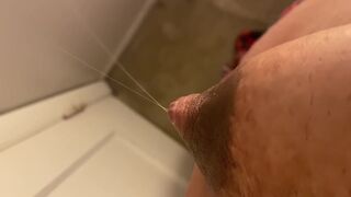 Squirting My Lactating Tits On My Door