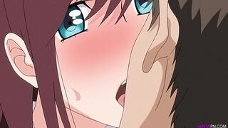 Girl gets a mouthful full of cum - Hentai Sex