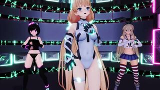 【MMD】Deterrence of love with 5 favorite models【R-18】