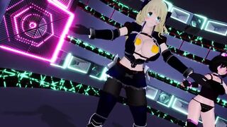 【MMD】Deterrence of love with 5 favorite models【R-18】