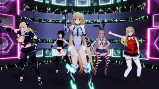 【MMD】Deterrence of love with 5 favorite models【R-18】