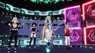 【MMD】Deterrence of love with 5 favorite models【R-18】