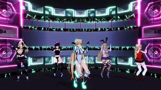 【MMD】Deterrence of love with 5 favorite models【R-18】