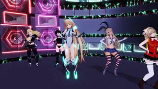 【MMD】Deterrence of love with 5 favorite models【R-18】