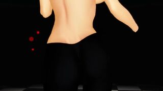 【MMD】Adhesive plaster Atago-san's - bikini dance ♪【R-18】