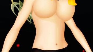 【MMD】Adhesive plaster Atago-san's - bikini dance ♪【R-18】