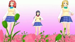 【MMD】Love Live! SweetRefrain - Autumn clothes【R-18】