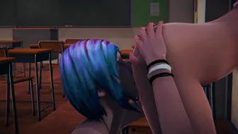 Chloe Enjoys Eating Max