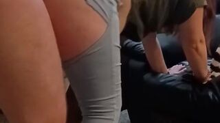 Ripped jeans Spanked fucked moaning and masturbation